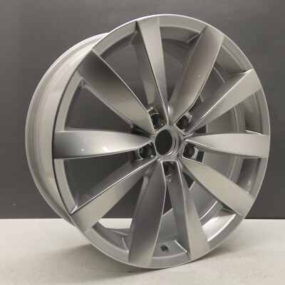 VOLKSWAGEN VW SCIROCCO PASSAT LUGANO SILVER 19'' ALLOY WHEEL RIM 1K8601025S X1
