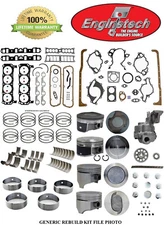Chevy Chevrolet 350 5.7 1968 - 1985 Enginetech Engine Kit With Flat Top Pistons 