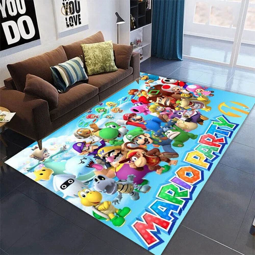 3D Cartoon Boden Teppich Matte Türteppich Vorleger Schlafzimmer Wohnzimmer Antirutsch - Bild 9 von 39