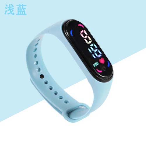 Children'S Waterproof Sports Smart Watch Outdoor Silicone Bracelet Touch Watch - Picture 23 of 26