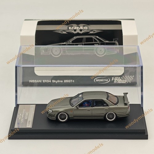 MORTAL 1/64 NSAN SKYLINE URAS ER34 Skyline Miniatura Diecast Juguetes Modelos Regalos - Imagen 9 de 17