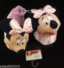 Disney Minnie Mouse Girl's Toddler Pink Slippers Pick your Size 9/10 or 11/12
