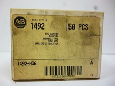 Allen-Bradley 1492-N36 End Barrier for Terminal Block