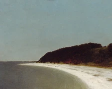 1800s Long Island Beach Painting Reproduction Giclee Print on Fine Art Paper