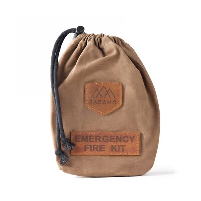 TACAMO Emergency Fire Making Kit, 15-Piece Waterproof Fire Starter Survival T...