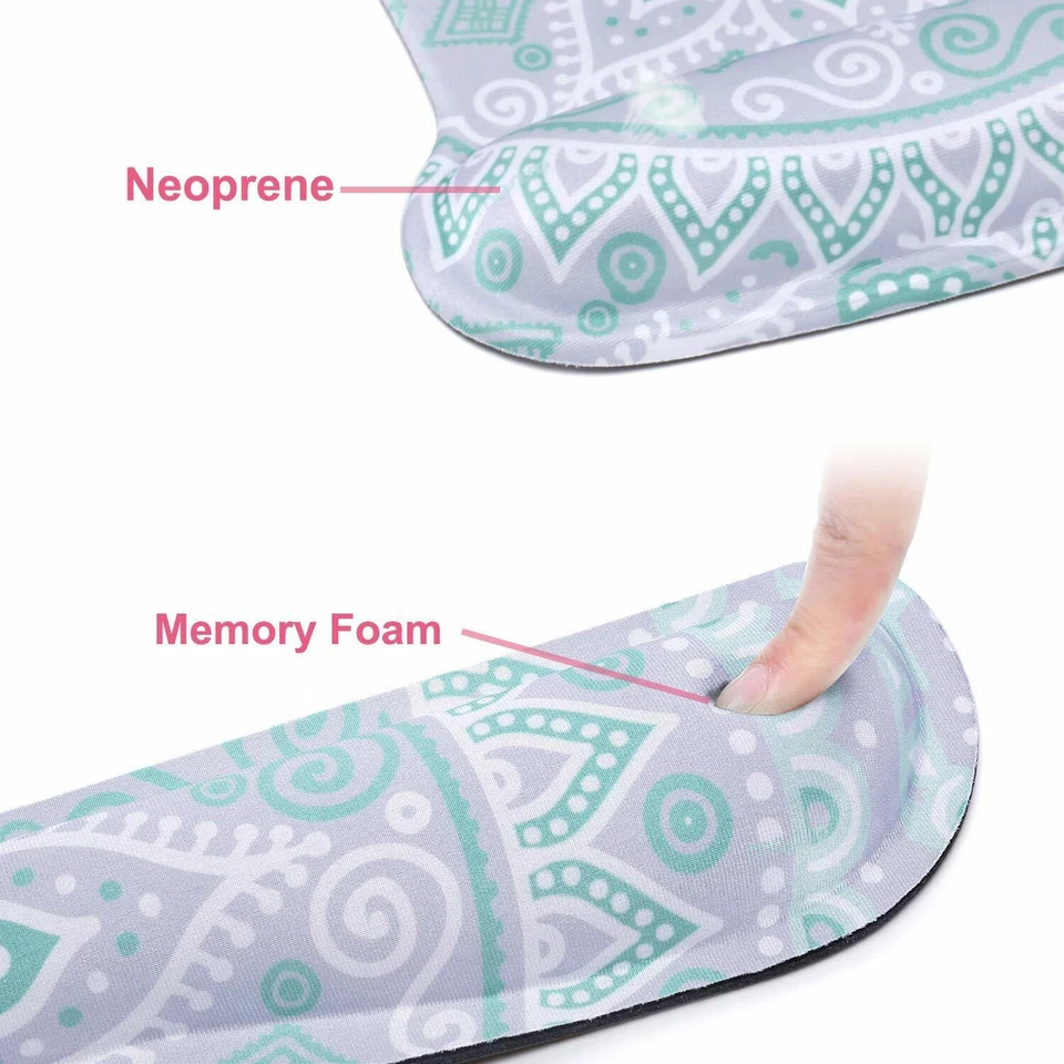 Comfortable Wrist Support Neoprene Gel Wrist Rest Ergonomic Mouse Mat  - Image 3 of 4