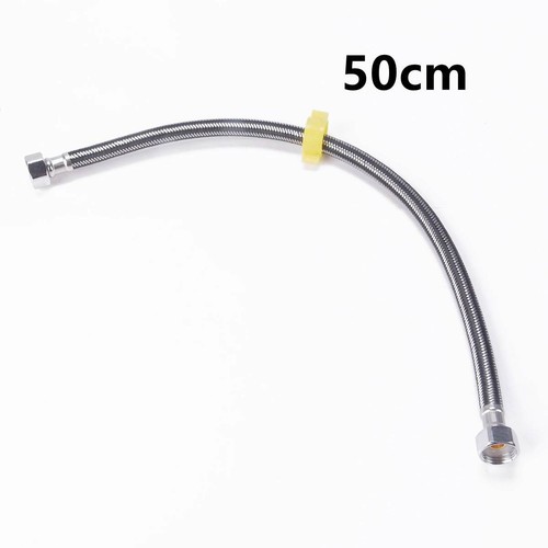 1/2 DN15 Stainless Steel Woven Plumbing Hose Water Pipe For Faucet Bathroom - Picture 13 of 20
