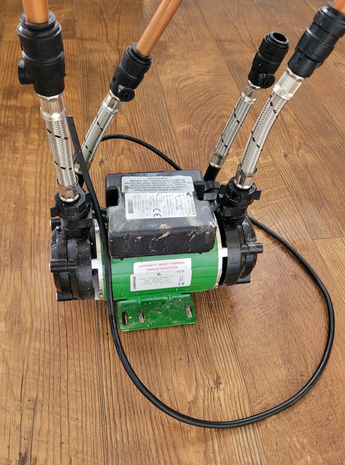 Salamander CT50+ Twin Shower Pump Max 1.5 Bar 230V 5055070816230 eBay