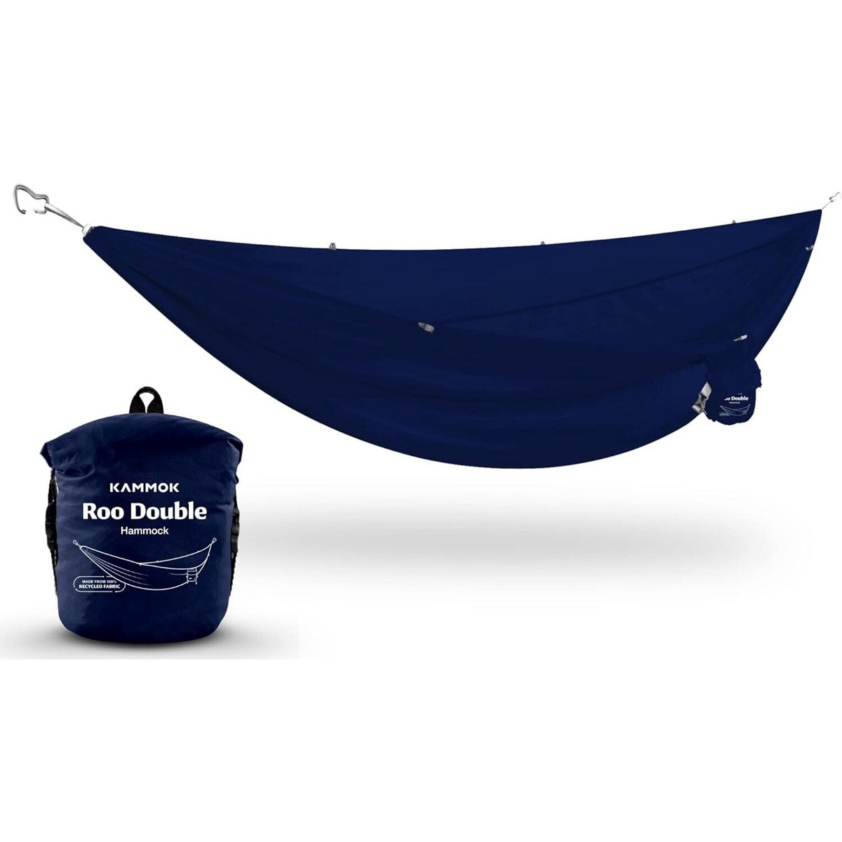 Kammok Roo Double Hammock, Waterproof, Lightweight for Camping and
