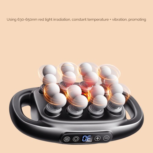 16-Head Electric Massage Gun LED Muscle Fascia Gun Pain Relief Muscle Relaxation - Picture 5 of 12