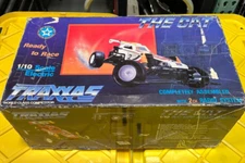Traxxas Cat Vintage RC Buggy w/Original Box,Instructions &Remote;NOT TESTED