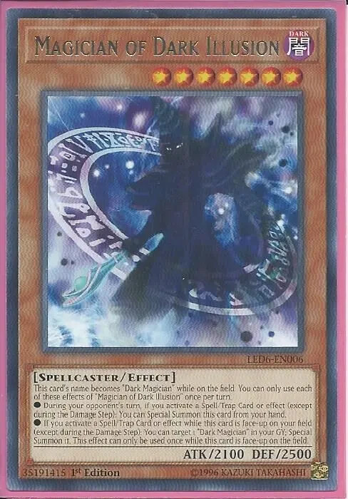 Yugioh - Magician of Dark Illusion - Rare - 1st Edition Card | eBay