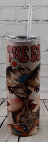 Taylor Swift Eras Tour Tumbler with Straw - VG - Picture 3 of 4