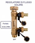REGOLATORE DI PORTATA/FLUSSOMETRO CON INGRESSO DI CARICAMENTO SOLARE 2-12 L/min