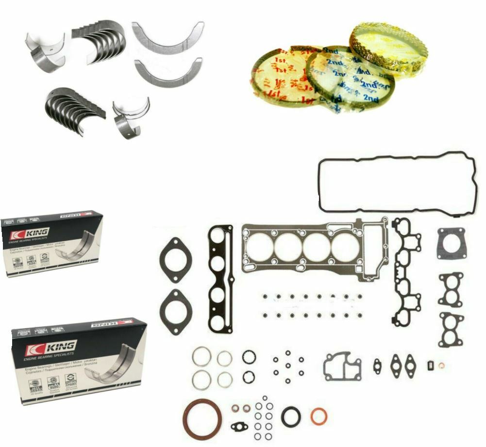 FITS 0006 NISSAN Sentra QG18DE 1.8L Full Set GRAPHITE Rings KING