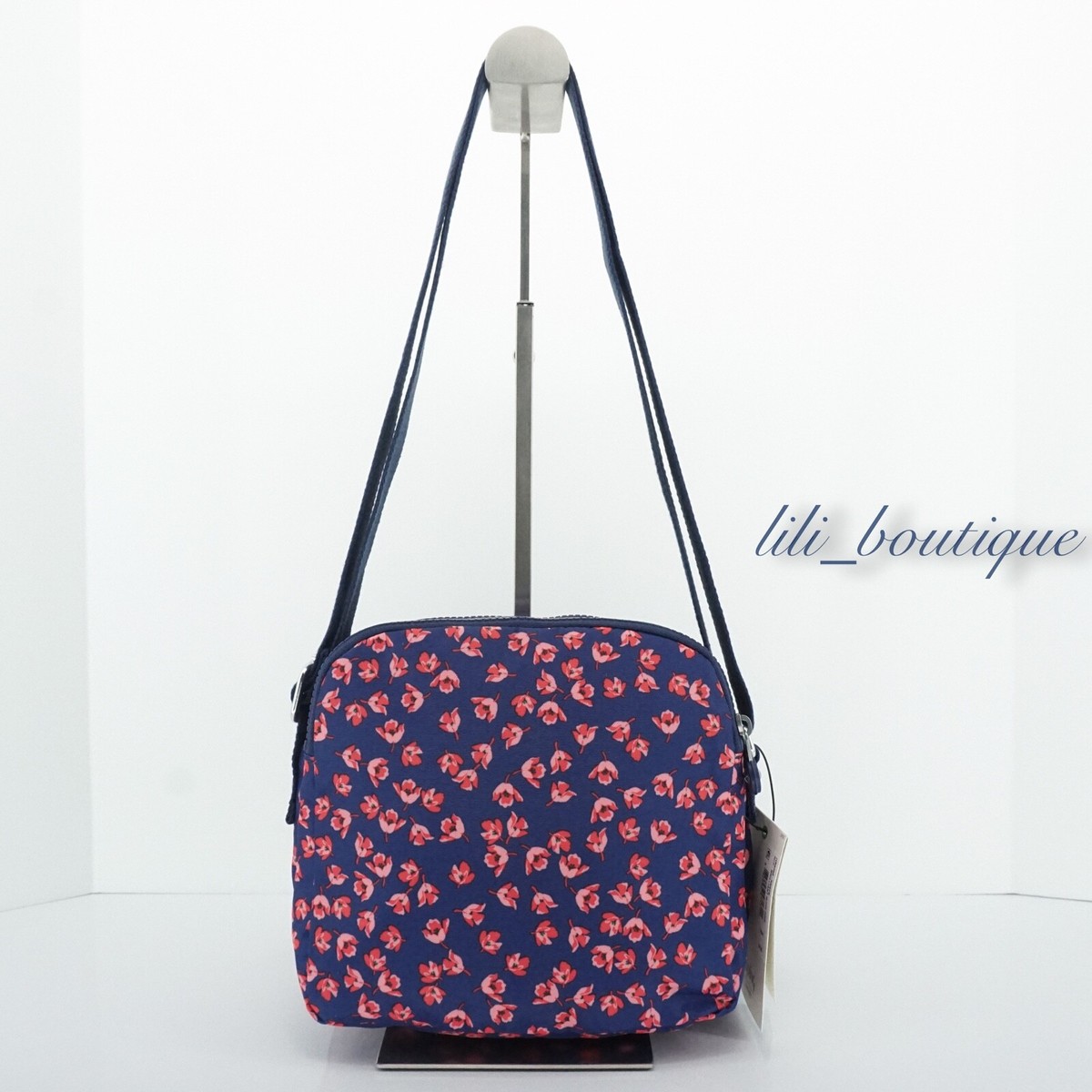 その他 kekemi NWT Kipling HB6468 Keefe Crossbody Bag Double Zip Polyester
