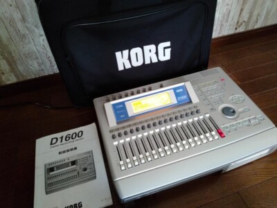 KORG D1600　マルチトラックレコーダー コルグ　専用ケース付 Korg D1600 Digital Recording Studio 16track Cd-r Burner for