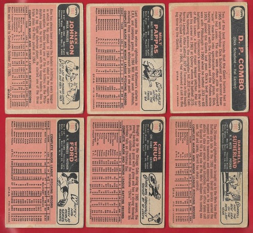 1965 1966 1967 1968 OPC O PEE CHEE TOPPS MLB BASEBALL CARD SEE LIST - Picture 65 of 173