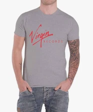 VIRGIN RECORDS T-Shirt British Music Label Logo Richard Branson S-5XL Tee