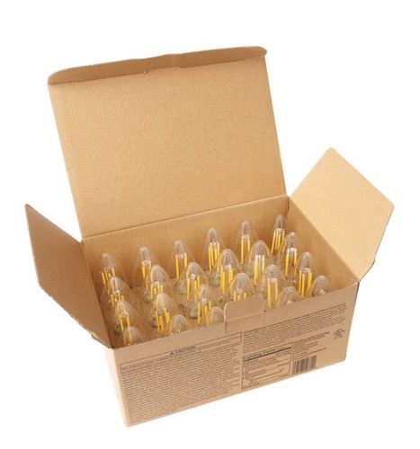 24-Pack GE Decorative Candle LED B10C Soft White Light Bulbs w/ Candelabra Base - Picture 4 of 10