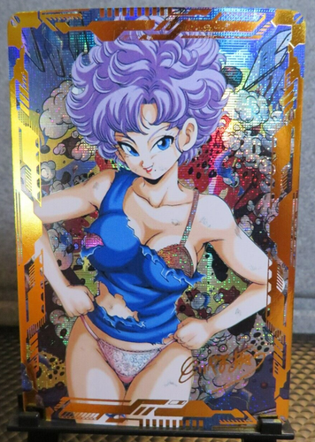 Tarjeta de Arte Ranfan Dragon Ball Z Brillo Holo Casi Nuevo Anime Coleccionable Waifu CCG - Imagen 3 de 5
