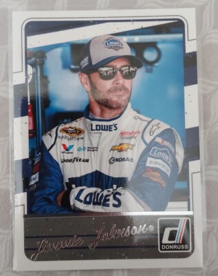 2017 Donruss NASCAR # 47 Jimmie Johnson. 7-Time Winner NASCAR Sprint Cup Series