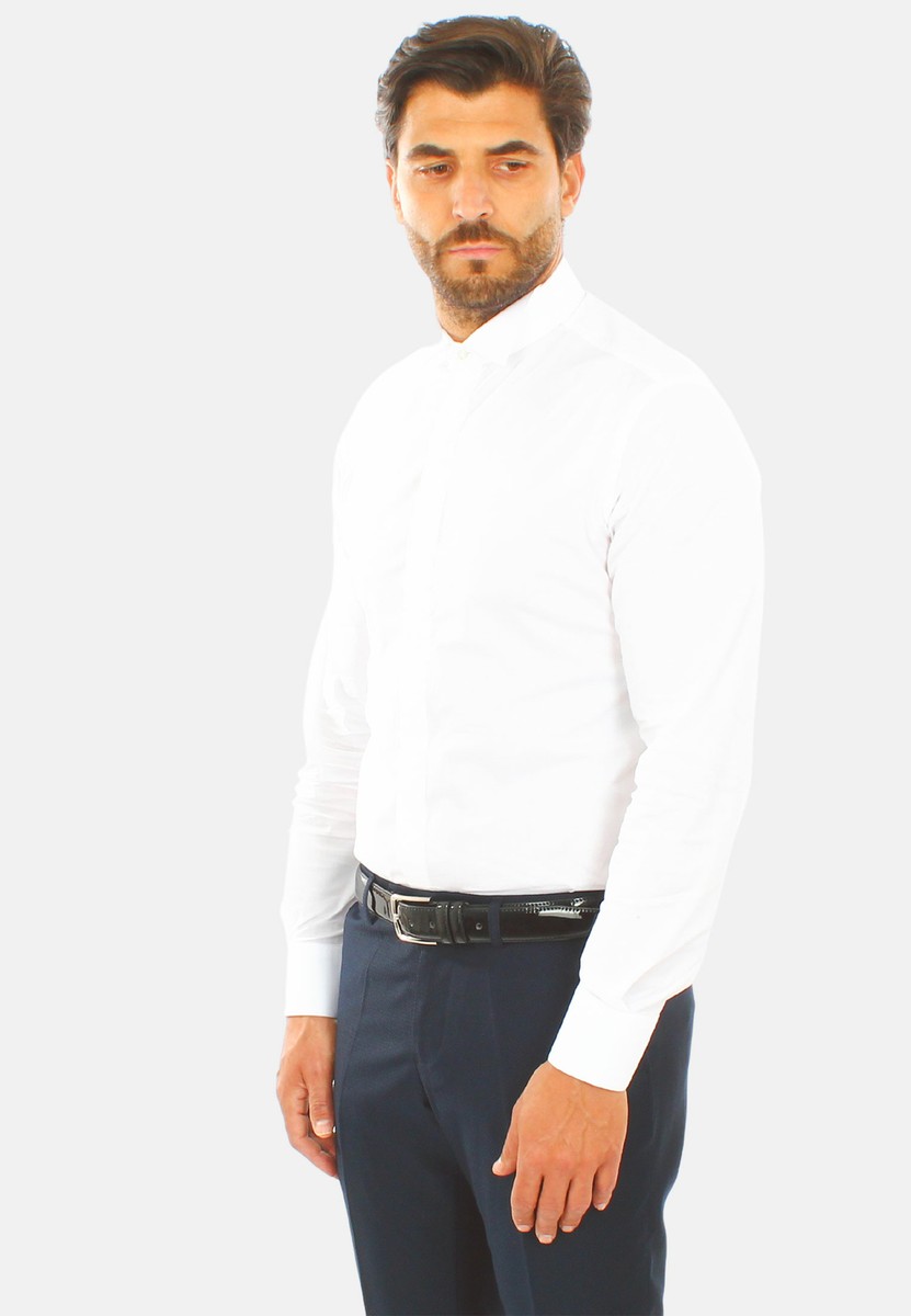 Shirt Camicia Diplomatica E Papillon Camicia Collo Diplomatico Con