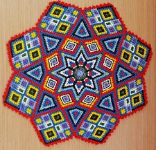 Handmade Beaded Doily