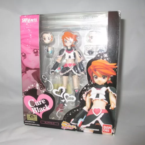 (USADO) S.H.Figuarts Cure Figura Negra Furari wa Pretty Cure Precure BANDAI