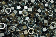 (200) 1/2-13 Grade 5 Hex Finish Nuts - Zinc Plated - Coarse