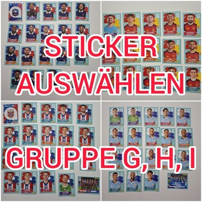 Panini WM 2026 Sticker Gruppe G, H & I AUSWÄHLEN, AUSSUCHEN alle Sticker