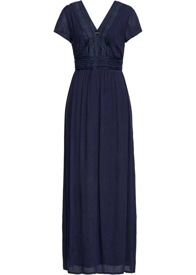 Maxikleid Kurz Gr. 50 Dunkelblau Damen-Kleid Sommerkleid Maxi Freizeitkleid Neu - Bild 1 von 1