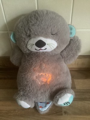 Soothe N Snuggle Einschlafhilfe Otter Licht Geräusch Bewegung Baby Stofftier Fisher Price