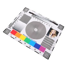 Fokustestkarte Überwachen Fotografische Testtafel Funktionaler Displaytester
