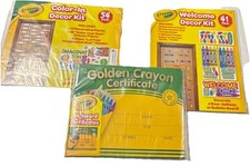 Crayola Set Of 3 Kits Awesome For Homeschooling Or Teacher Supplies New