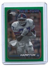 Rodney Hampton 2024 Topps Chrome Green Refractor 54/99 #144