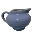Vintage Bauer Ringware Blue Pottery Small Creamer
