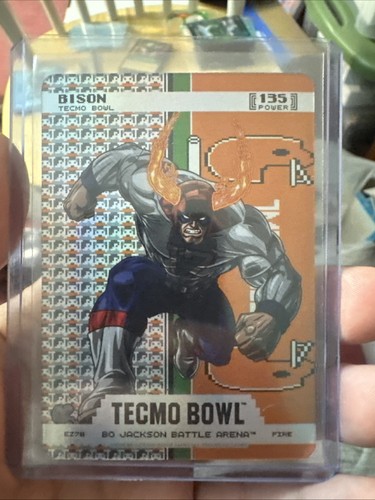Bo Jackson Battle Arena Tecmo Bowl - Endzone BF Fire - Bison (Josh Allen) #EZ78