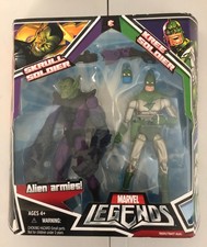 Marvel Legends Alien Armies Skrull Soldier   Kree Soldier Action Figures  2008