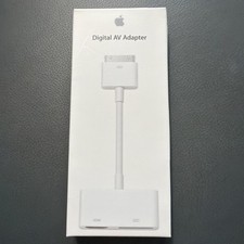 Apple MD098ZM/A A1422 30 Pin Digital AV Adapter White