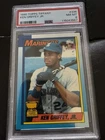 1990 Topps Tiffany - Ken Griffey, Jr. (#336)  Seattle Mariners  PSA 8