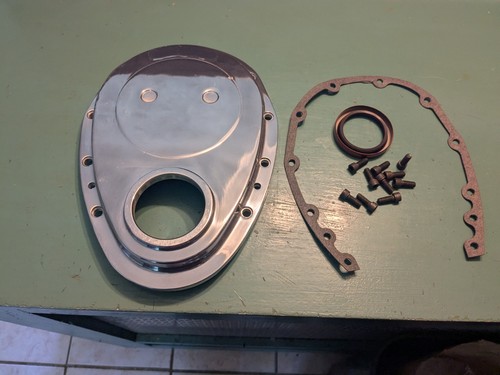 Procomp 3321 small block chevy Polished Alloy Timing Cover Kit