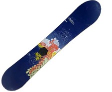 Snowboard donna Burton Feather 150 blu design forale usato 154 cm
