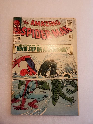 Amazing Spider-Man #29 VG - 2.5 White Pages! 2nd Scorpion Appearance 1965