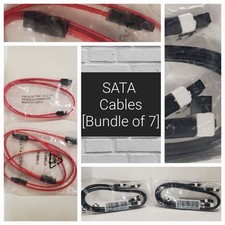 7 pack-NEW- SATA Cables ASUS/VSO right angle, straight angle