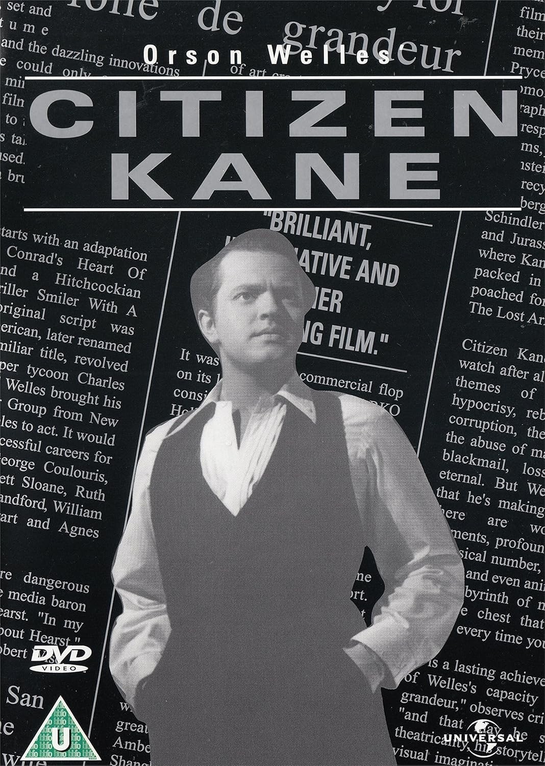 Citizen Kane Orson Welles Joseph Cotton NEW Region 2 DVD