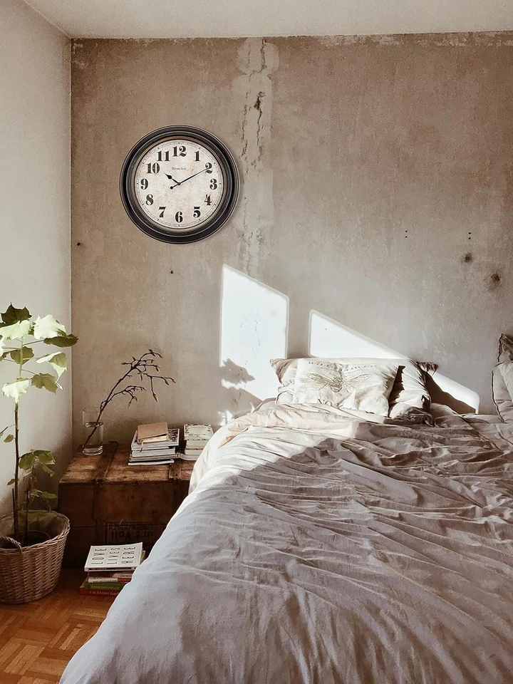 Westclox Reloj de Pared Grande Tradicional Reloj a Batería para Salón, Be Foto 4 de 4