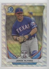 2014 Bowman Draft Top Prospects Chrome Silver Wave Refractor /25 Jorge Alfaro