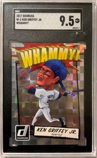 2017 donruss w-2 Ken Griffey jr Whammy '✓