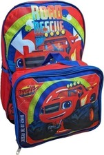 Ruz Blaze the Monster Machine Full Size 16 Inch Backpack with Detachable...